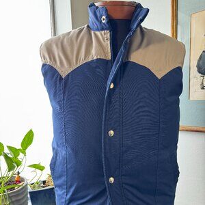 Vintage St. Moritz Goose Down Ski Vest sz Medium